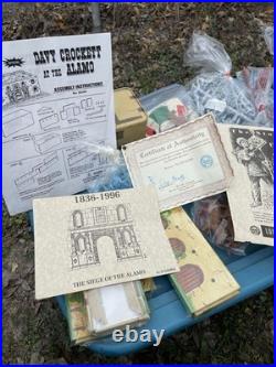 Marx Davy Crockett Alamo Playset 160th Anniversary 1990s Reissue-No Box