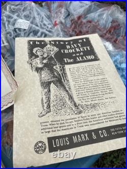 Marx Davy Crockett Alamo Playset 160th Anniversary 1990s Reissue-No Box