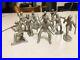 Marx Davy Crockett & The Alamo Defenders (full set) Vintage Original Silver
