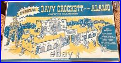 Marx Davy Crockett at the Alamo Playset No 3534R 1995 COA Figures Tin Building