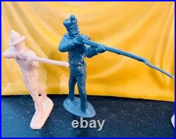 Marx Davy Crockett at the Alamo Playset No 3534R 1995 COA Figures Tin Building