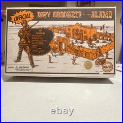 Marx Davy Crockett at the Alamo Vintage Play Set Figures Accessories Fort Box