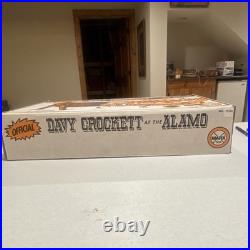 Marx Davy Crockett at the Alamo Vintage Play Set Figures Accessories Fort Box