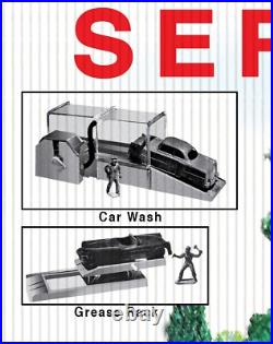 Marx Day & Night Metal Service Station OR Westgate Auto Center Play Set Box