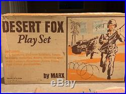 Marx Desert Fox Battleground Play Set Box#4178MO