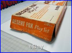 Marx Desert Fox Battleground Playset Original In Box 4178mo 100%