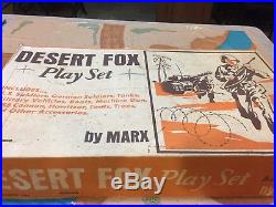 Marx Desert Fox Play Set Box#4178 MO