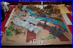 Marx Desert Fox Playset 1972 Toy Soldiers Military Vehicles Tanks Excellent
