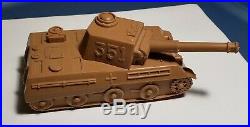 Marx Desert Fox Playset ROSE TAN German 351 Panther Tank #A