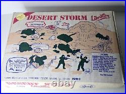 Marx Desert Storm Liberation Playset #4792 With Box