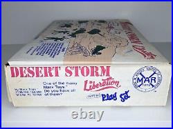 Marx Desert Storm Liberation Playset #4792 With Box