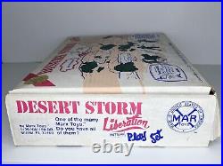 Marx Desert Storm Liberation Playset #4792 With Box