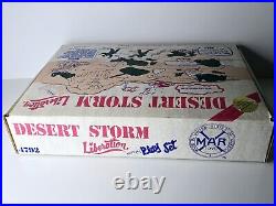 Marx Desert Storm Liberation Playset #4792 With Box