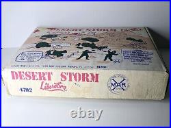 Marx Desert Storm Liberation Playset #4792 With Box