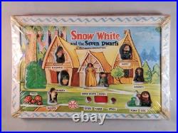 Marx Disney Disneykins Series 1 Snow White 7 Dwarfs Playset (Hand Painted 1961)