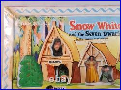 Marx Disney Disneykins Series 1 Snow White 7 Dwarfs Playset (Hand Painted 1961)