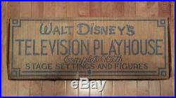 Marx Disneykin Television Playhouse Playset Plus Figures Sold Separately (1953)