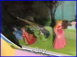 Marx Disneykins Disney Sleeping Beauty Play Set plastic character mini figures
