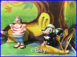 Marx Disneykins Play Set Peter Pan character plastic figures Disney Neverland