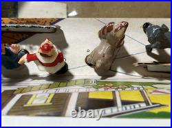 Marx Disneykins Play Set Walt Disney Lady Tramp Dumbo plastic character figures