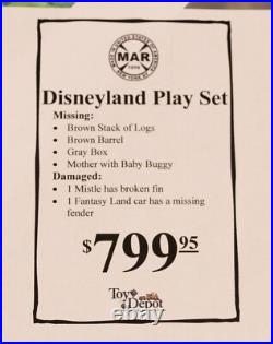 Marx Disneyland Play Set Nearly complete