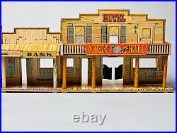 Marx Dodge City Western Town Tin Litho 1950's GREAT SHAPE! NO RUST! FREE S&H