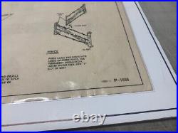 Marx European Battleground Instruction Sheet Mint Center Folded Only 60 Yrs Mint