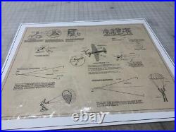 Marx European Battleground Instruction Sheet Mint Center Folded Only 60 Yrs Mint