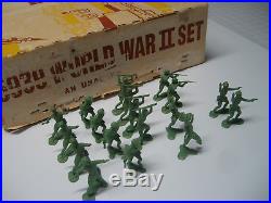 Marx European Battleground Playset 18 Russians 54mm Genuine Complete Rare