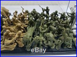 Marx European Battleground Playset Soldier Mold Sets Brit, Russian, French, More