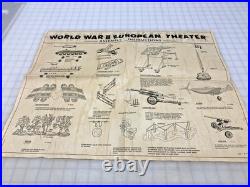 Marx European Instruction Sheet 1750 Large 2 Side, Black Ink, Displays Well