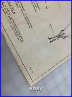 Marx European Instruction Sheet 1750 Large 2 Side, Black Ink, Displays Well