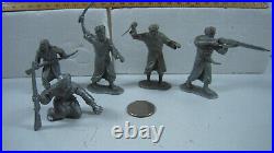 Marx FFL, Captain Gallant Playset Original Silver 60mm Arab Lot of 5 Different