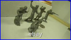 Marx FFL, Captain Gallant Playset Original Silver 60mm Arab Lot of 5 Different