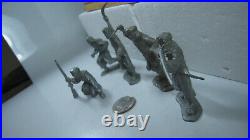 Marx FFL, Captain Gallant Playset Original Silver 60mm Arab Lot of 5 Different