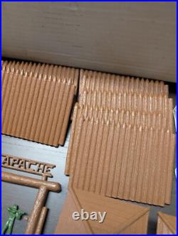 Marx FORT APACHE STOCKADE SET, Series 2000 #3660 with BOX, Incomplete
