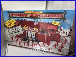 Marx Famous Fort Apache Western Playset 200+ Pcs #4502 NEW In Box 1990s Reissue