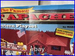 Marx Famous Fort Apache Western Playset 200+ Pcs #4502 NEW In Box 1990s Reissue