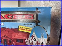 Marx Famous Fort Apache Western Playset 200+ Pcs #4502 NEW In Box 1990s Reissue