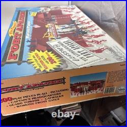 Marx Famous Fort Apache Western Playset 200+ Pcs #4502 NEW In Box 1990s Reissue