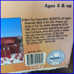 Marx Famous Fort Apache Western Playset 200+ Pcs #4502 NEW In Box 1990s Reissue