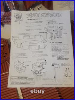Marx Famous Fort Apache Western Playset 95Pcs #4500 Box 1990