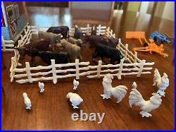 Marx Farm Play Set late 1950's BARN Bonanza (95 vintage 1950s/60s Marx pieces)