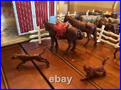 Marx Farm Play Set late 1950's BARN Bonanza (95 vintage 1950s/60s Marx pieces)