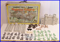 Marx Fighting Knights Carry All Medieval Play Set 1968 4635