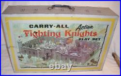 Marx Fighting Knights Carry All Medieval Play Set 1968 4635