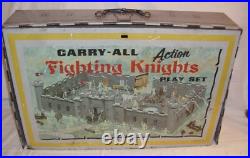 Marx Fighting Knights Carry All Medieval Play Set 1968 4635