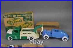 Marx Fix- All Cities Service Hot Rod and Wrecker Truck in Box