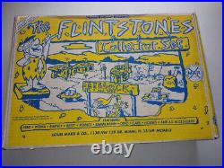 Marx Flintstones 1991 Ruby Edition Collectors Playset (INCOMPLETE)