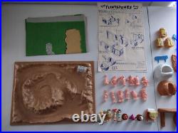Marx Flintstones 1991 Ruby Edition Collectors Playset (INCOMPLETE)